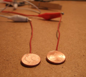 one cent electrodes